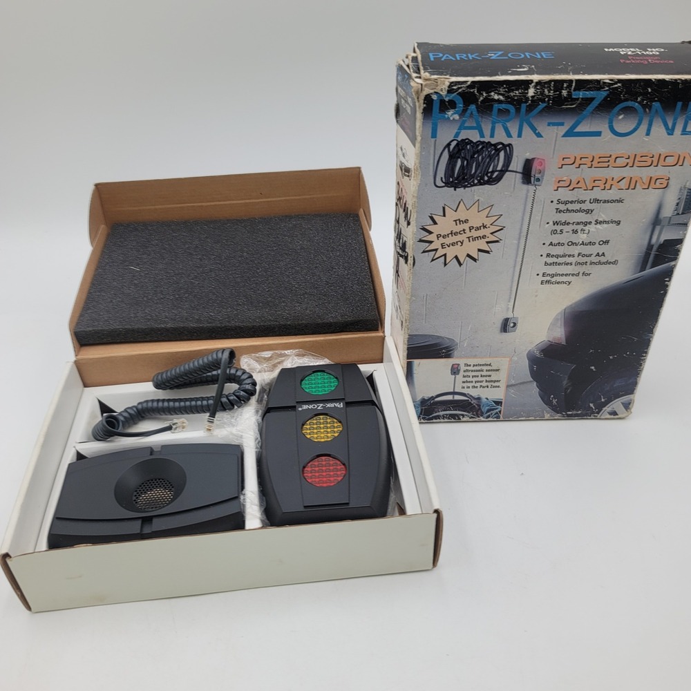 Park-Zone PZ-1100 Precision Parking Device Ultrasonic Garage Sensor Light